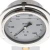 Glycerin-Einbaumanometer,Frontring, 100mm, 0 - 1000 bar -Eco-Line