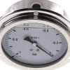 Glycerin-Einbaumanometer,Frontring, 100mm, -1 bis 0 bar -Eco-Line