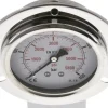 Glycerin-Einbaumanometer,Frontring, 63mm, 0 - 400 bar -Eco-Line