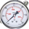 Glycerin-Einbaumanometer, 3kt-Frontring, 63mm, 0 - 1 bar -Eco-Line