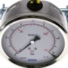 Glycerin-Einbaumanometer, 3kt-Frontring, 100mm, 0 - 10 bar