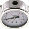 Glycerin-Einbaumanometer, 3kt-Frontring, 63mm, -1 bis 9 bar -Eco-Line