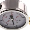 Glycerin-Manometer senkrecht (CrNi/Ms), 63mm, 0 - 600 bar -Eco-Line
