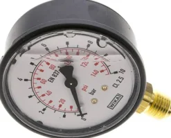 Glycerin-Manometer senkrecht (KU/Ms), 63mm, 0 - 10 bar