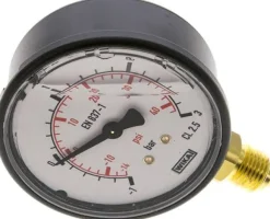 Glycerin-Manometer senkrecht (KU/Ms), 63mm, -1 bis 3 bar
