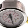Glycerin-Manometer senkrecht (CrNi/Ms), 63mm, 0 - 250 bar