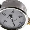 Glycerin-Manometer senkrecht (CrNi/Ms),100mm, 0 - 40 bar