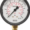 Glycerin-Manometer senkrecht (KU/Ms), 63mm, 0 - 60 bar