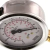 Glycerin-Manometer senkrecht (CrNi/Ms), 63mm, -1 bis 0 bar