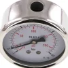 Glycerin-Manometer waagerecht (CrNi/Ms),63mm, -1 bis 15bar -Eco-Line