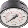 Glycerin-Manometer waagerecht (KU/Ms), 63mm, 0 - 10 bar