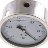 Glycerin-Manometer waagerecht (CrNi/Ms),100mm, -1 bis 0bar -Eco-Line