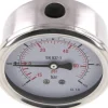 Glycerin-Manometer waagerecht (CrNi/Ms),63mm, -1 bis 5bar -Eco-Line