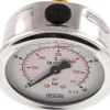Glycerin-Manometer waagerecht (CrNi/Ms),63mm, 0 - 40bar