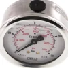 Glycerin-Manometer waagerecht (CrNi/Ms),63mm, 0 - 400bar