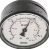 Glycerin-Manometer waagerecht (KU/Ms), 63mm, -1 bis 0,6 bar