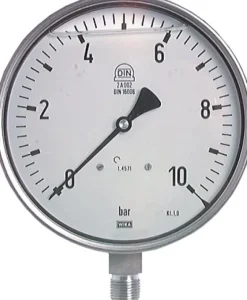 Gly.-Sicherheits-Manometer senkrecht,160mm, -1 bis 3 bar