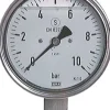 Gly.-Sicherheits-Manometer senkrecht,100mm, 0 - 40 bar