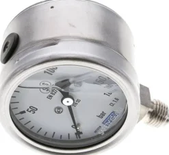 Gly.-Sicherheits-Manometer senkrecht,63mm, 0 - 160 bar