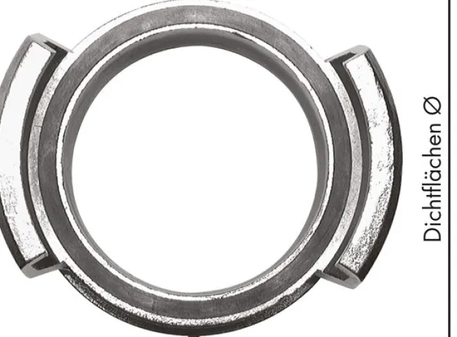 Guillemin-Kupplung G 2" (AG), Edelstahl, ohne Verriegelung
