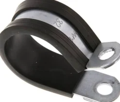 Gummiprofilierte Rohrschelle 32mm, DIN 3016-1