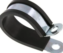 Gummiprofilierte Rohrschelle 48mm, DIN 3016-1