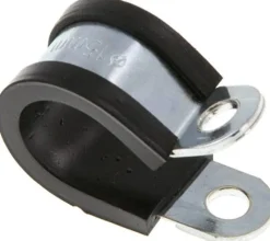 Gummiprofilierte Rohrschelle 15mm, DIN 3016-1