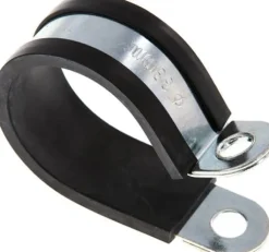 Gummiprofilierte Rohrschelle 38mm, DIN 3016-1