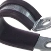 Gummiprofilierte Rohrschelle 8mm, DIN 3016-1