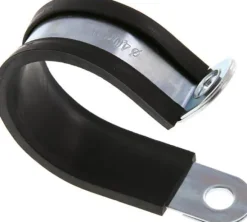 Gummiprofilierte Rohrschelle 40mm, DIN 3016-1