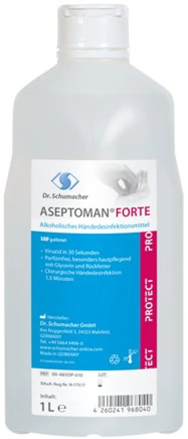 Handdesinfektion ASEPTOMAN FORTE, 0,5 l Spenderflasche