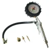 Hand-Reifenfüller ungeeicht 0 - 10 bar mit Adapter-Set