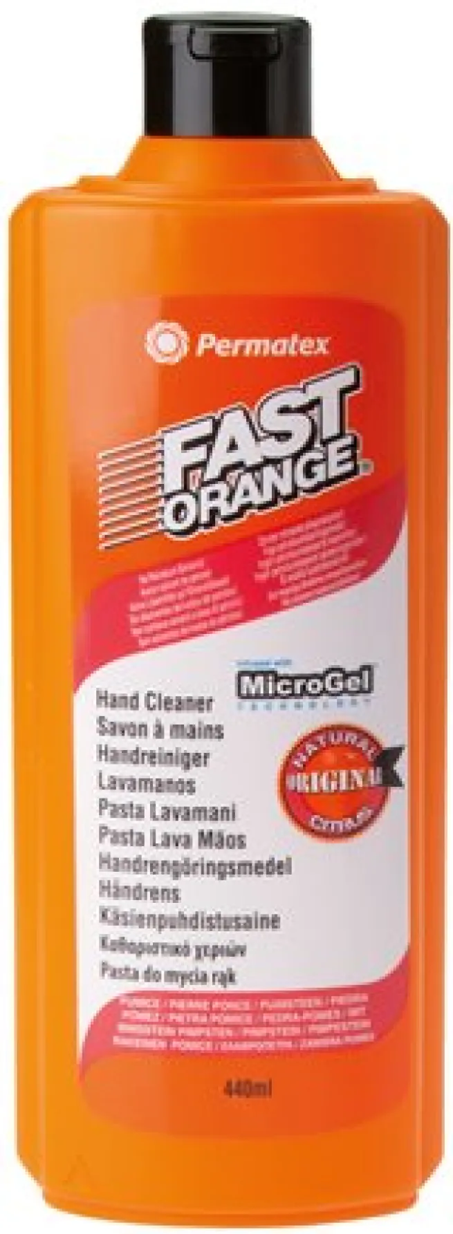 Handreiniger mit Orangenduft (Alternativ), 440 ml Flasche Liter