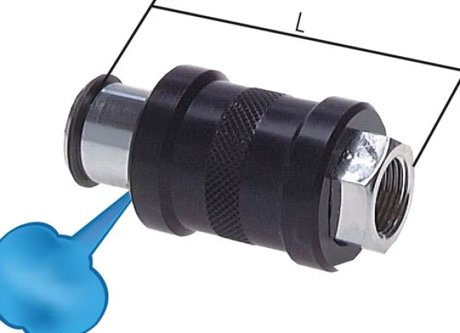 Hand-Schiebeventil G 3/4", Standard