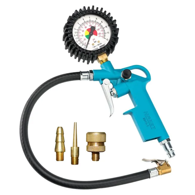 HAZET Reifenfüll-Messgerät 9041-1 + Adapter-Set