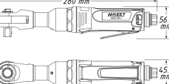 HAZET Schlag-Ratschenschrauber 9022SR-1