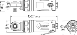 HAZET Schlag-Ratschenschrauber 9021SR-1