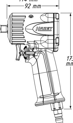 HAZET Schlagschrauber - extra kurz 9012M