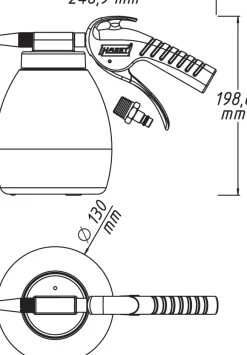 HAZET Soda Strahlpistole 9045P-1