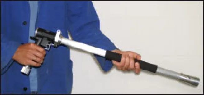 Höchstleistungs-Blaspistole Cannon mit 600 mm langer Standard-Düse