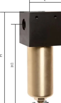 Hochdruck-Feinfilter (Submikrofilter) G 1/2"
