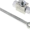Hochdruck-Kugelhahn, Stahl, G 1/4", 0 bis 500bar