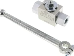 Hochdruck-Kugelhahn, Stahl, G 1/4", 0 bis 500bar
