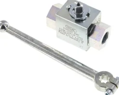 Hochdruck-Kugelhahn, Stahl, G 3/8", 0 bis 500bar