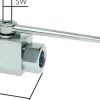 Hochdruck-Kugelhahn, Stahl, G 1/8", 0 bis 500bar