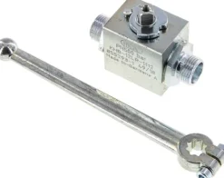 Hochdruck-Kugelhahn, Stahl, 12 L (M18x1,5), 0 bis 315bar