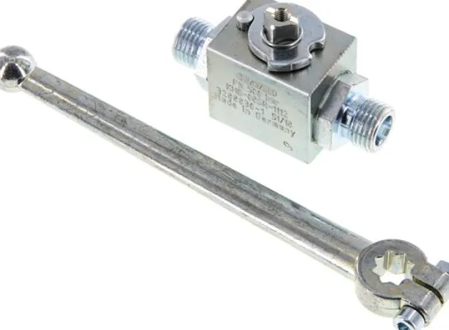 Hochdruck-Kugelhahn, Stahl, 8 S (M16x1,5), 0 bis 500bar