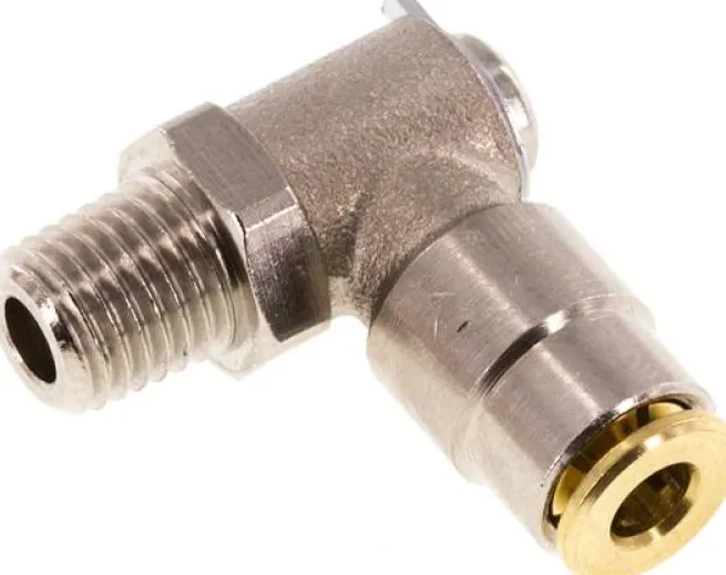 Hochdruck-L-Steckverschraub. M 8x1 (konisch)-4mm (pos.)
