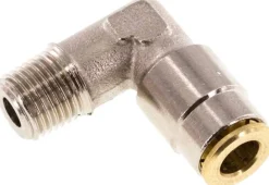 Hochdruck-L-Steckverschraub. M 10x1 (konisch)-6mm (fix)