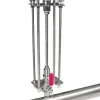 Hochdrucksicherung empfohlen für den Einbau von 10 bis 100 bar (für VA 550)
